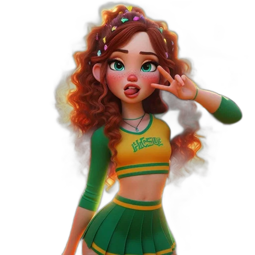 staff, jewelry, 3d render, fantasy art transparent PNG cut-out