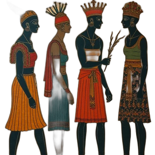 crown, jewelry, staff, dress transparent PNG cut-out