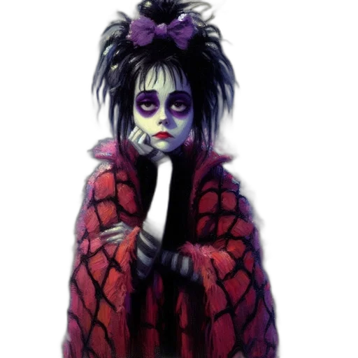 jacket, creature, concept art, comic book art transparent PNG cut-out