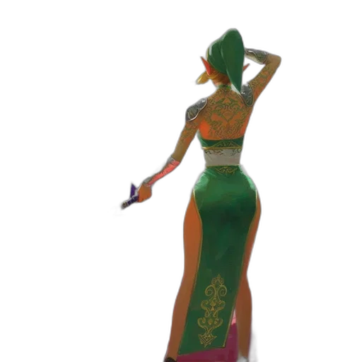 dress, staff, weapon, concept art transparent PNG cut-out