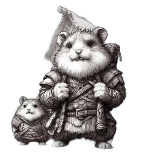 staff, animal, fantasy art, concept art transparent PNG cut-out