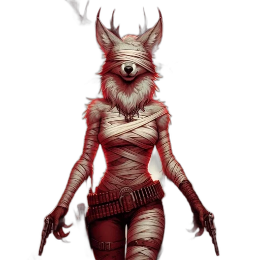 mask, creature, staff, animal transparent PNG cut-out