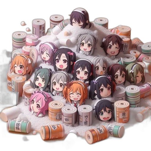bottle, food, weapon, 3d render transparent PNG cut-out