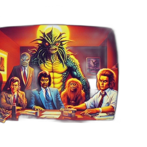 jacket, staff, furniture, vaporwave transparent PNG cut-out