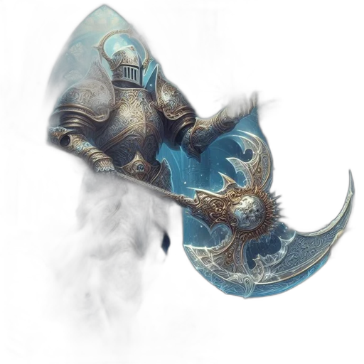 mask, dragon, creature, staff transparent PNG cut-out