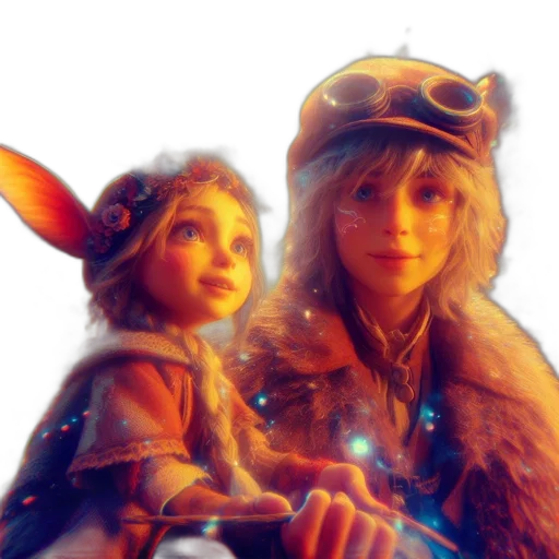 staff, hat, fantasy art, concept art transparent PNG cut-out