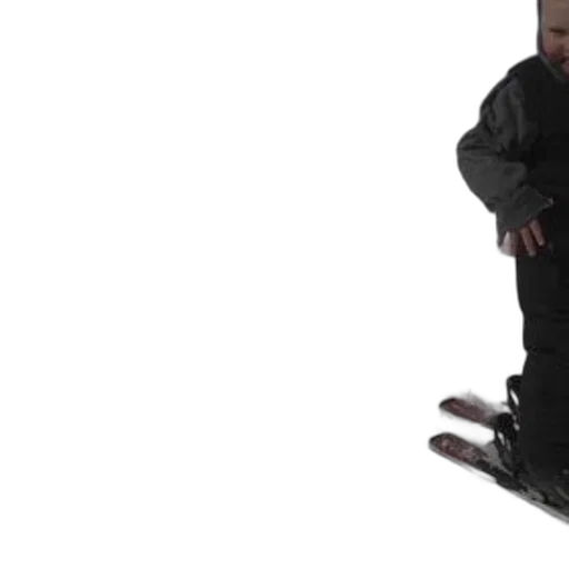 shoes, jacket, creature, staff transparent PNG cut-out