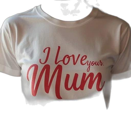 love, mum, shirt transparent PNG cut-out