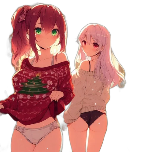 dress, pixel art, anime, concept art transparent PNG cut-out