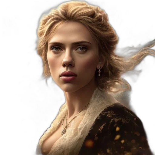 face, fantasy art, photorealistic, concept art transparent PNG cut-out