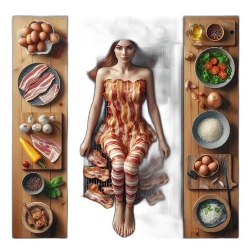 food, dress, fantasy art, concept art transparent PNG cut-out