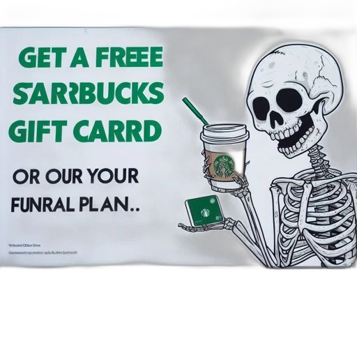 billboard, free, starbucks, gift transparent PNG cut-out