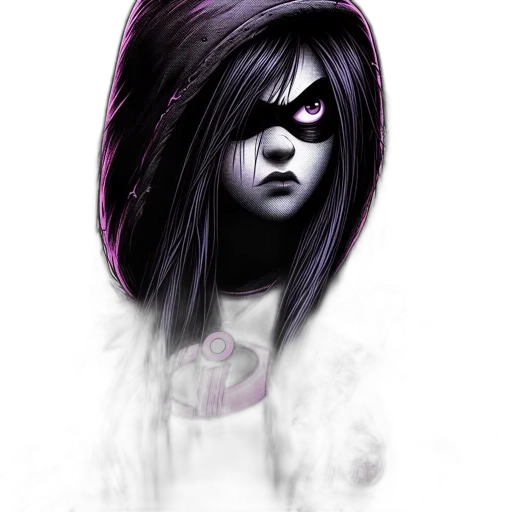 mask, face, hair, creature transparent PNG cut-out