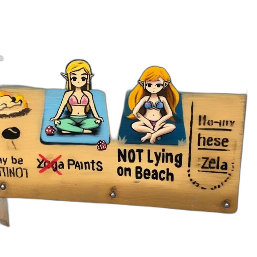 concept art, pixel art, beach, wooden transparent PNG cut-out