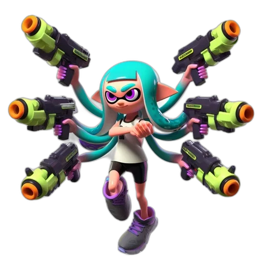 weapon, animal, jacket, staff transparent PNG cut-out