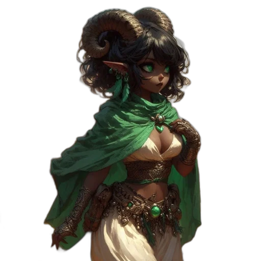 dress, fantasy art, concept art, comic book art transparent PNG cut-out