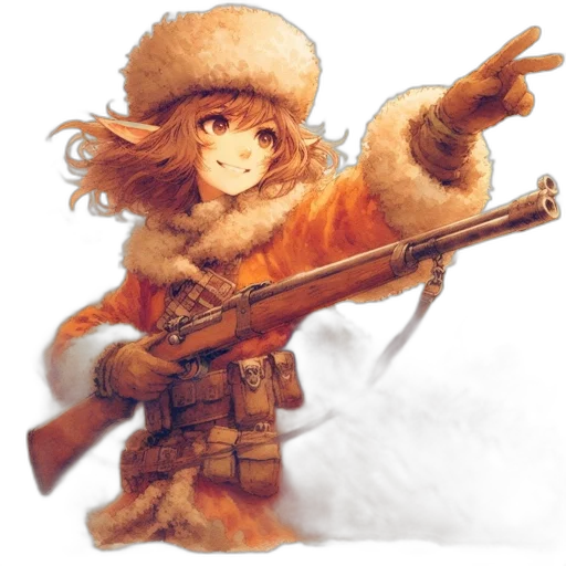 weapon, staff, hat, sword transparent PNG cut-out