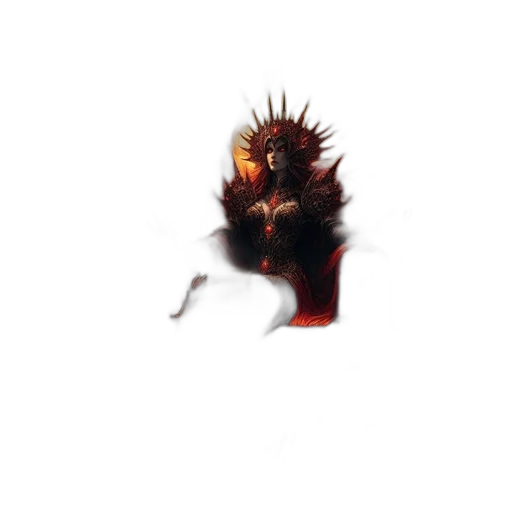 creature, dragon, crown, sword transparent PNG cut-out