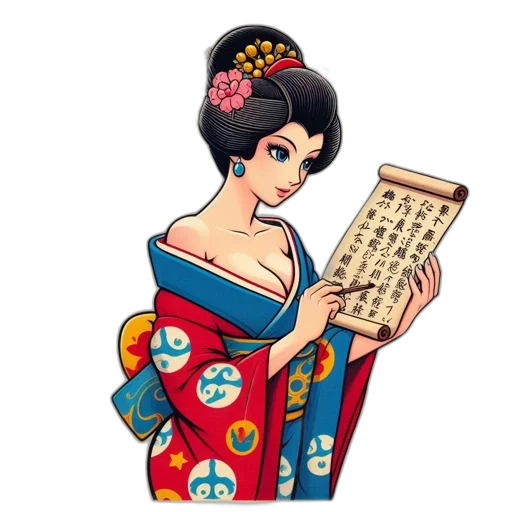 dress, staff, jewelry, anime transparent PNG cut-out
