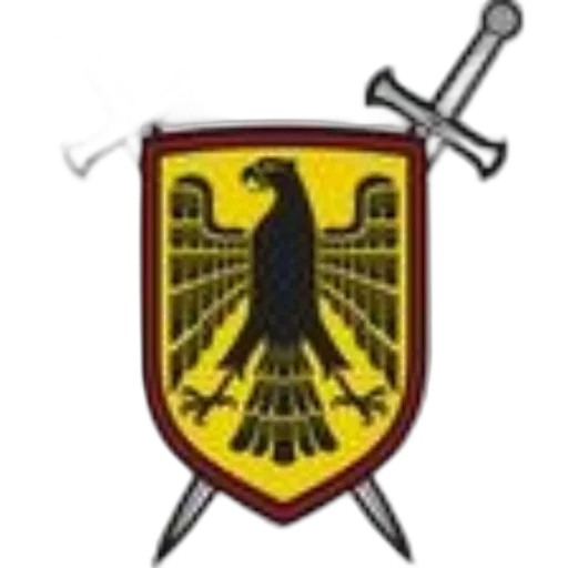 staff, shield, black, eagle transparent PNG cut-out