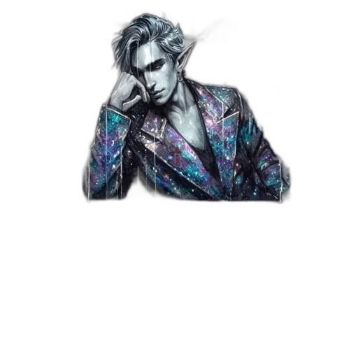 jacket, hair, umbrella, jewelry transparent PNG cut-out