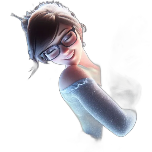 staff, dress, robot, face transparent PNG cut-out