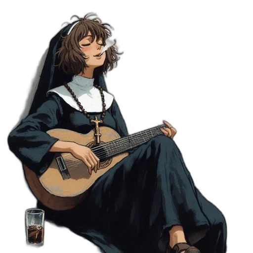 pixel art, concept art, anime, cartoon transparent PNG cut-out