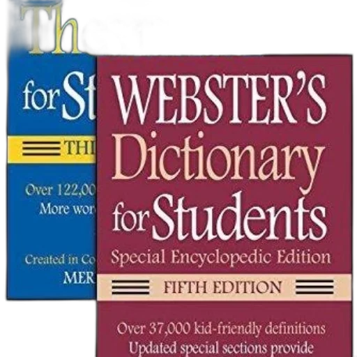 two, books, one, thesaurus transparent PNG cut-out