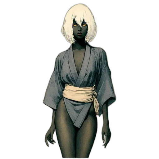 staff, dress, mask, creature transparent PNG cut-out