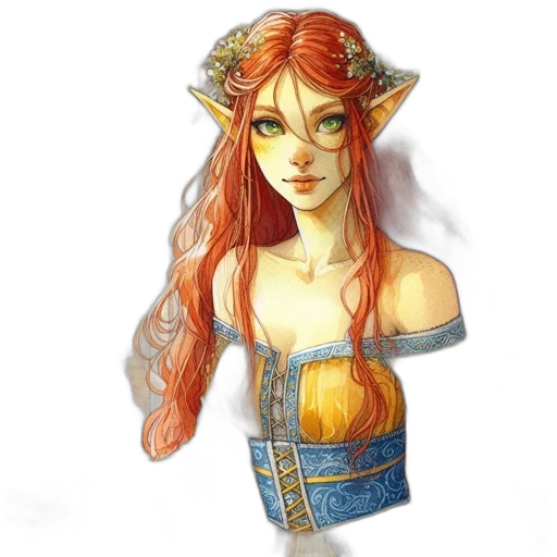 dress, fantasy art, concept art, pixel art transparent PNG cut-out