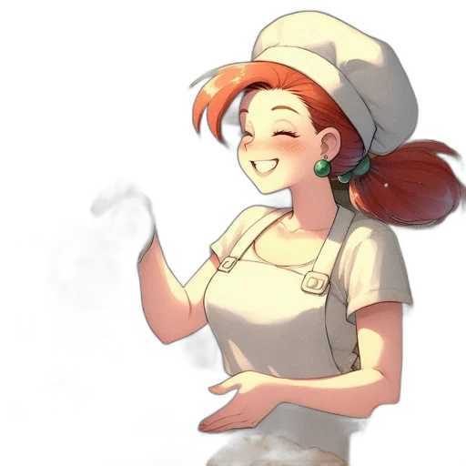 staff, hat, dress, weapon transparent PNG cut-out
