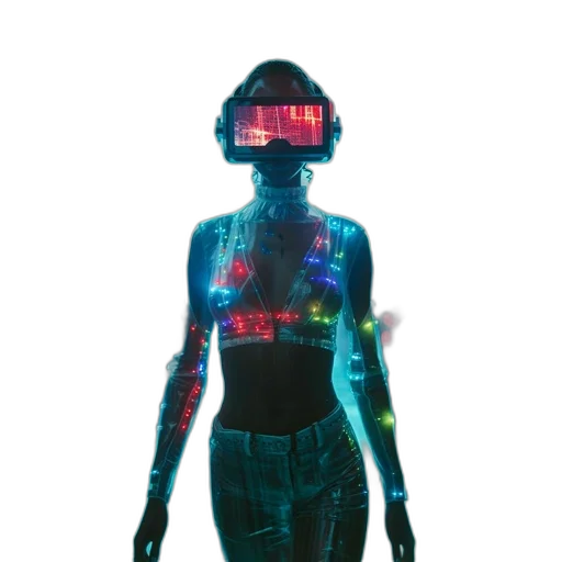 robot, mask, jacket, dress transparent PNG cut-out