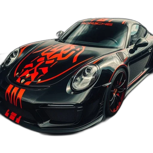 car, 3d render, photorealistic, concept art transparent PNG cut-out