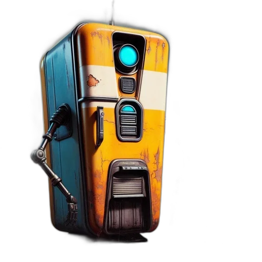 robot, car, concept art, cyberpunk transparent PNG cut-out