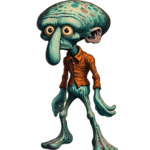 creature, staff, animal, robot transparent PNG cut-out