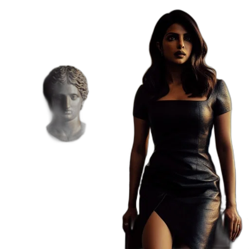 dress, face, mask, concept art transparent PNG cut-out