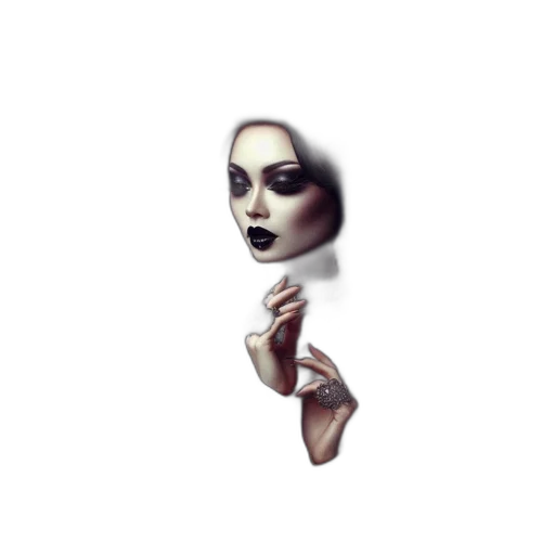 jewelry, mask, face, creature transparent PNG cut-out