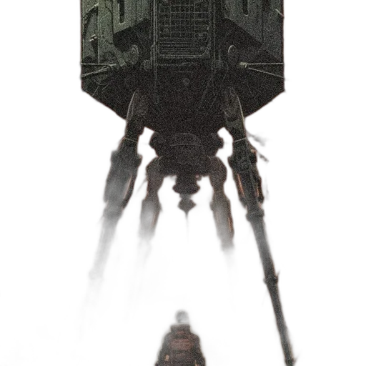 robot, weapon, creature, sword transparent PNG cut-out