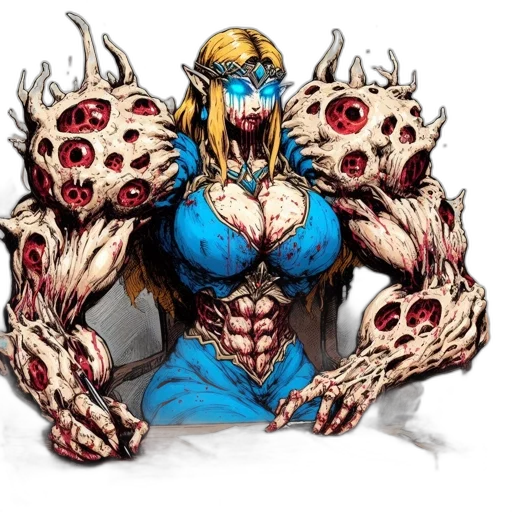 creature, comic book art, concept art, fantasy art transparent PNG cut-out