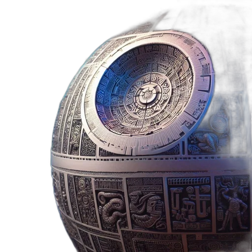 3d render, photorealistic, concept art, outer space transparent PNG cut-out