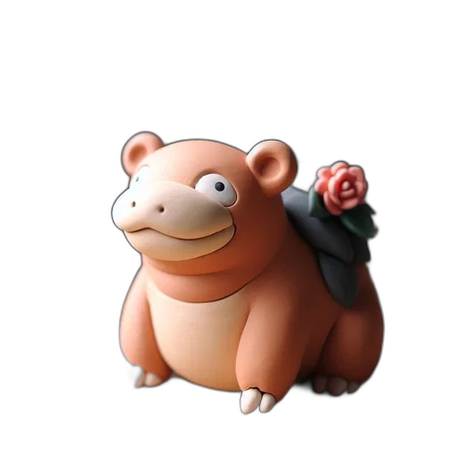 creature, animal, flower, staff transparent PNG cut-out