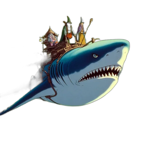 dragon, creature, staff, hat transparent PNG cut-out