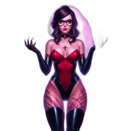 dress, concept art, comic book art, fantasy art transparent PNG cut-out