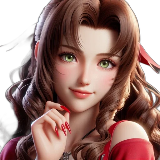 face, photorealistic, fantasy art, anime transparent PNG cut-out
