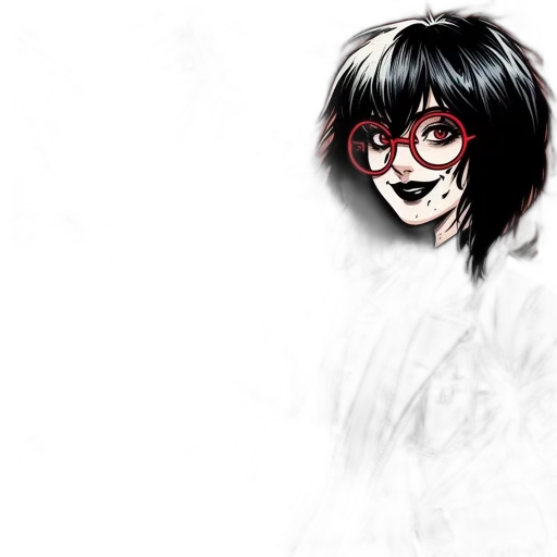 mask, face, creature, comic book art transparent PNG cut-out