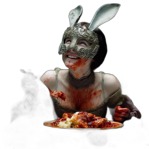 mask, food, creature, animal transparent PNG cut-out
