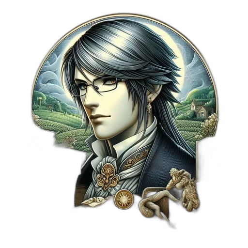 face, staff, mask, jewelry transparent PNG cut-out