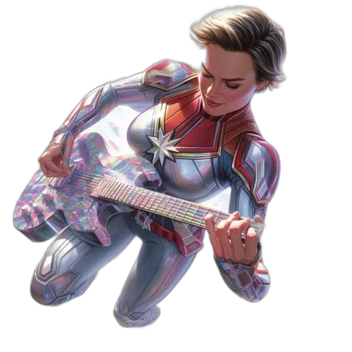 jacket, weapon, robot, comic book art transparent PNG cut-out