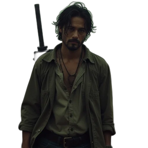 staff, jacket, concept art, photorealistic transparent PNG cut-out