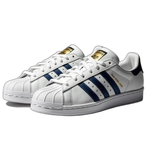 shoes, photorealistic, adidas, superstar transparent PNG cut-out